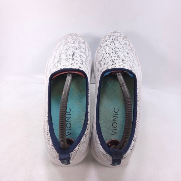 Vionic 331 Hydraia Slip On Athletic Walking Shoe Womens Size 8.5 ASR1288 White - Picture 4 of 9